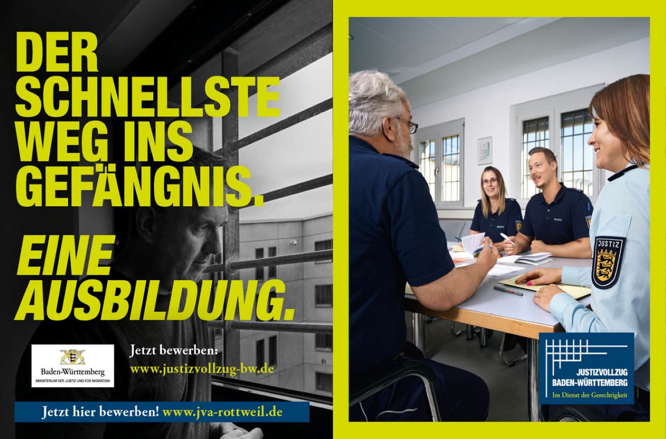 Links ist der Schriftzug 